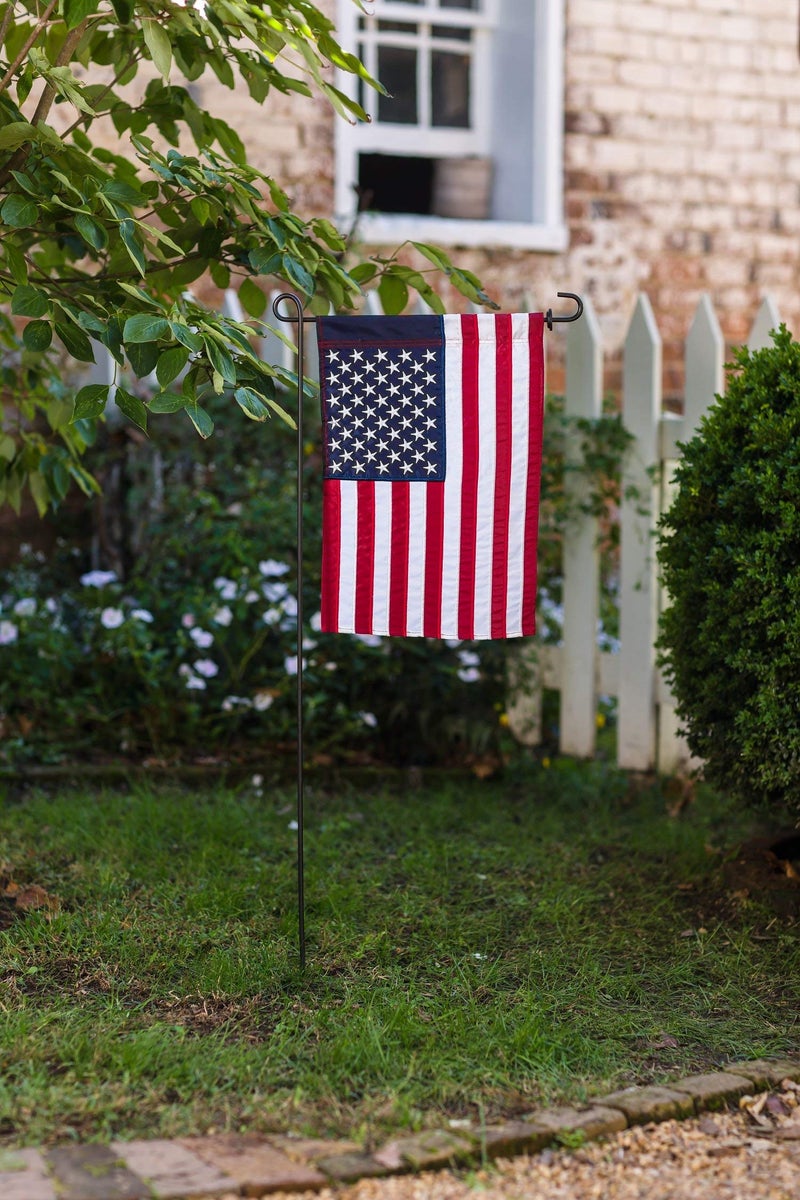 Evergreen Flag Evergreen American Flag 12x18 Double Sided | Patriotic House Flags For Outside | Small American Flag Garden Size | Embroidered Stars and Stripes | USA Residential or Commercial - Image 5